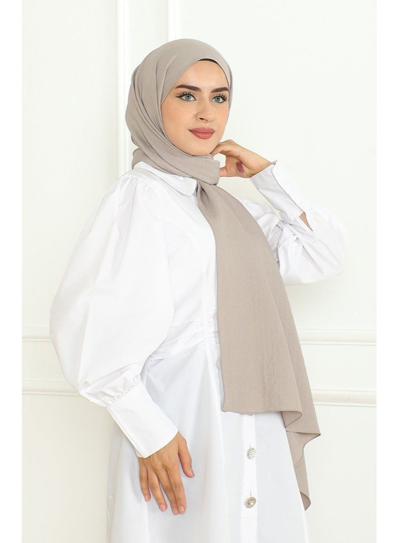 Sefa Merve Armül Shawl 81076-23 Stone - Image 2